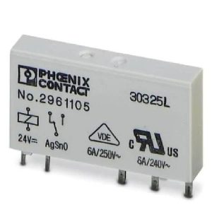 Mini Relé de Potencia Phoenix Contact 2961105 – 24VDC / 6A
